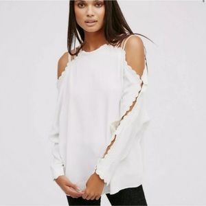 Alice McCall white lace top